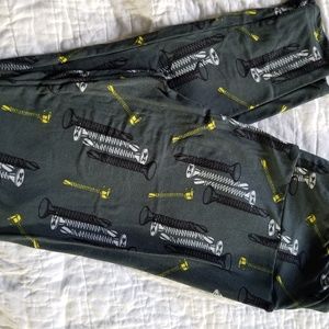 LulaRoe TC Screws and Nails Leggings